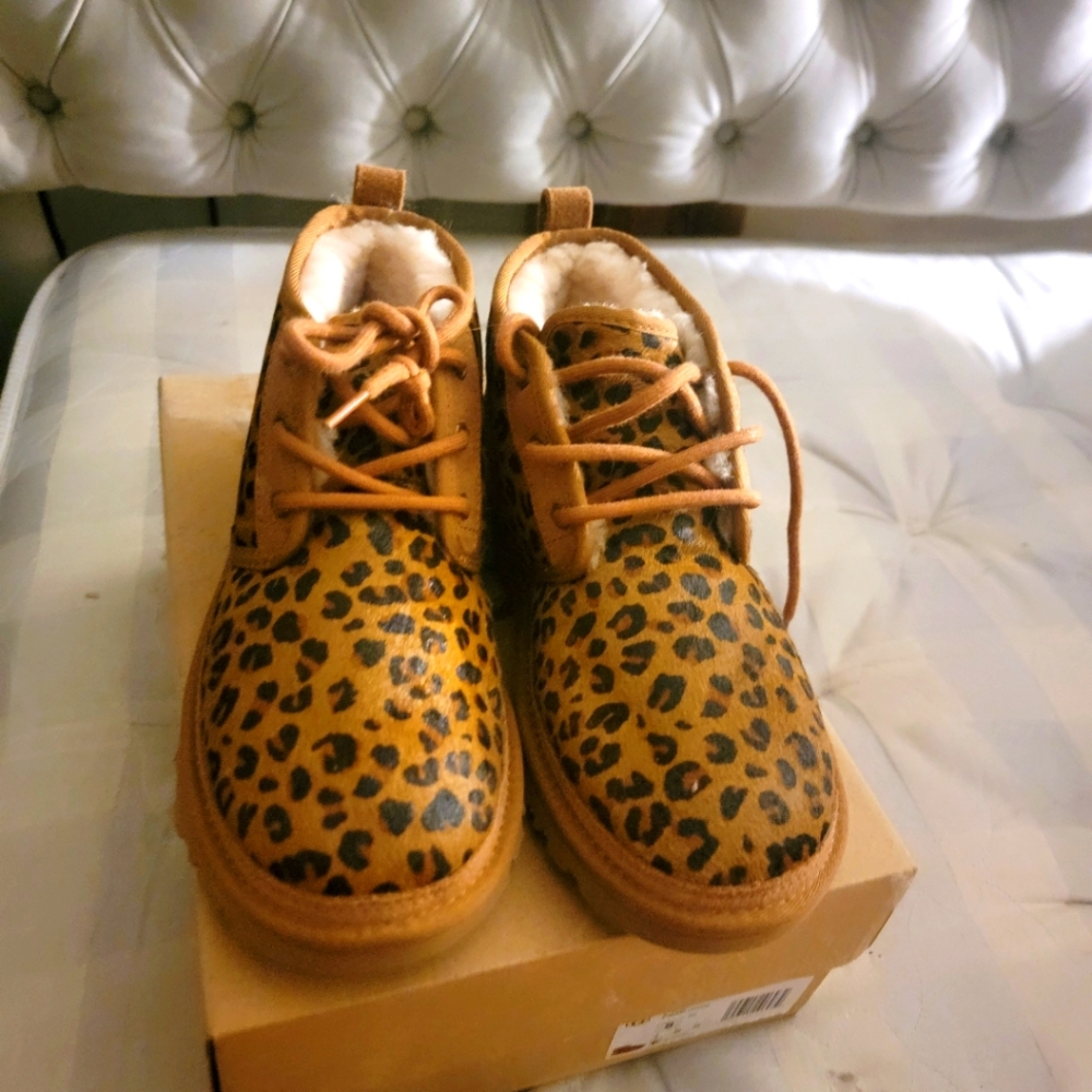 Leopard Print Ankle Boots UGG NUEMEL